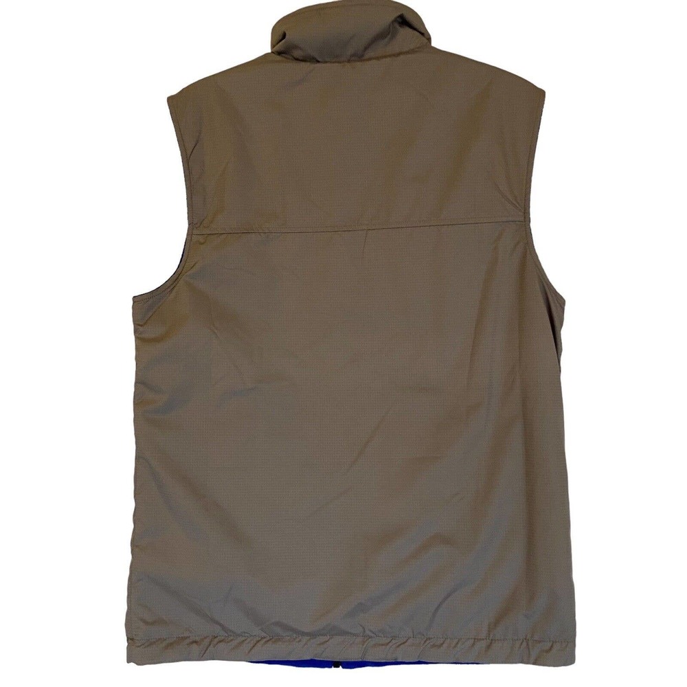 Disney Parks Men’s Reversible Fleece Vest Size S Gray Blue - Picture 2 of 10